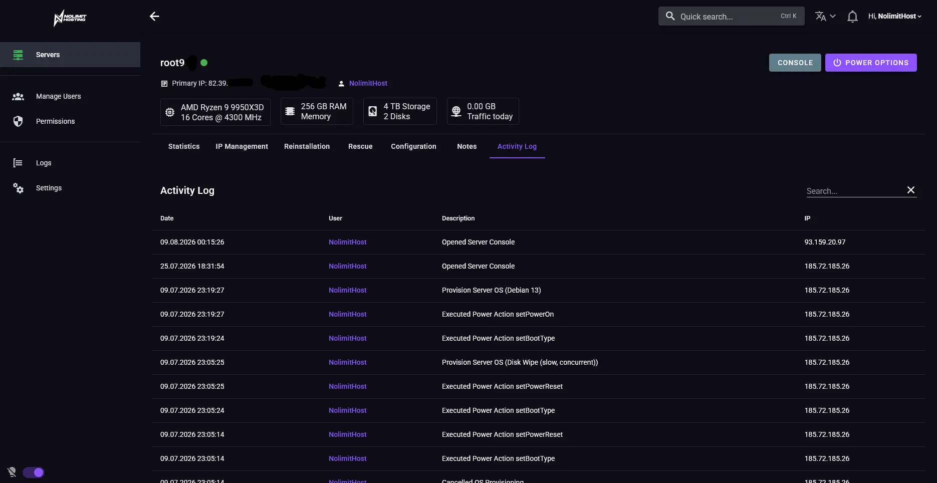 Security & Audit Event Logs