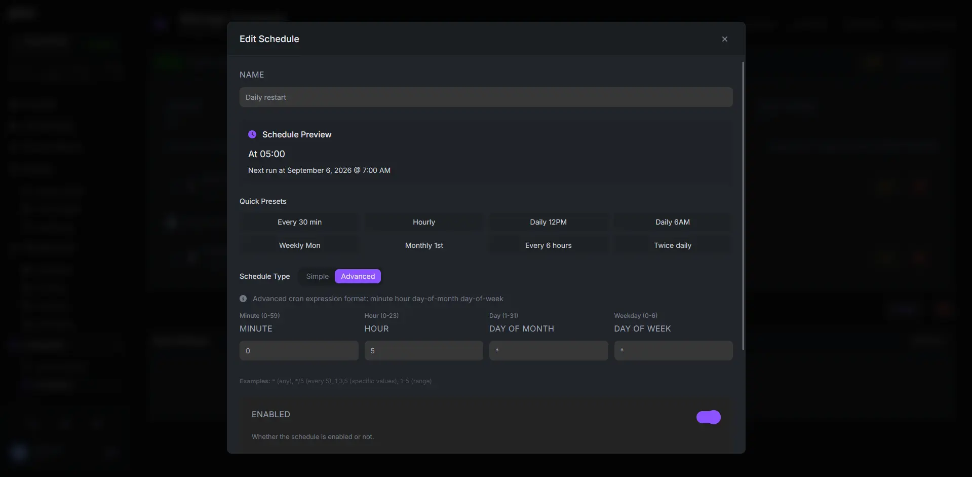 Automated Schedules & Tasks