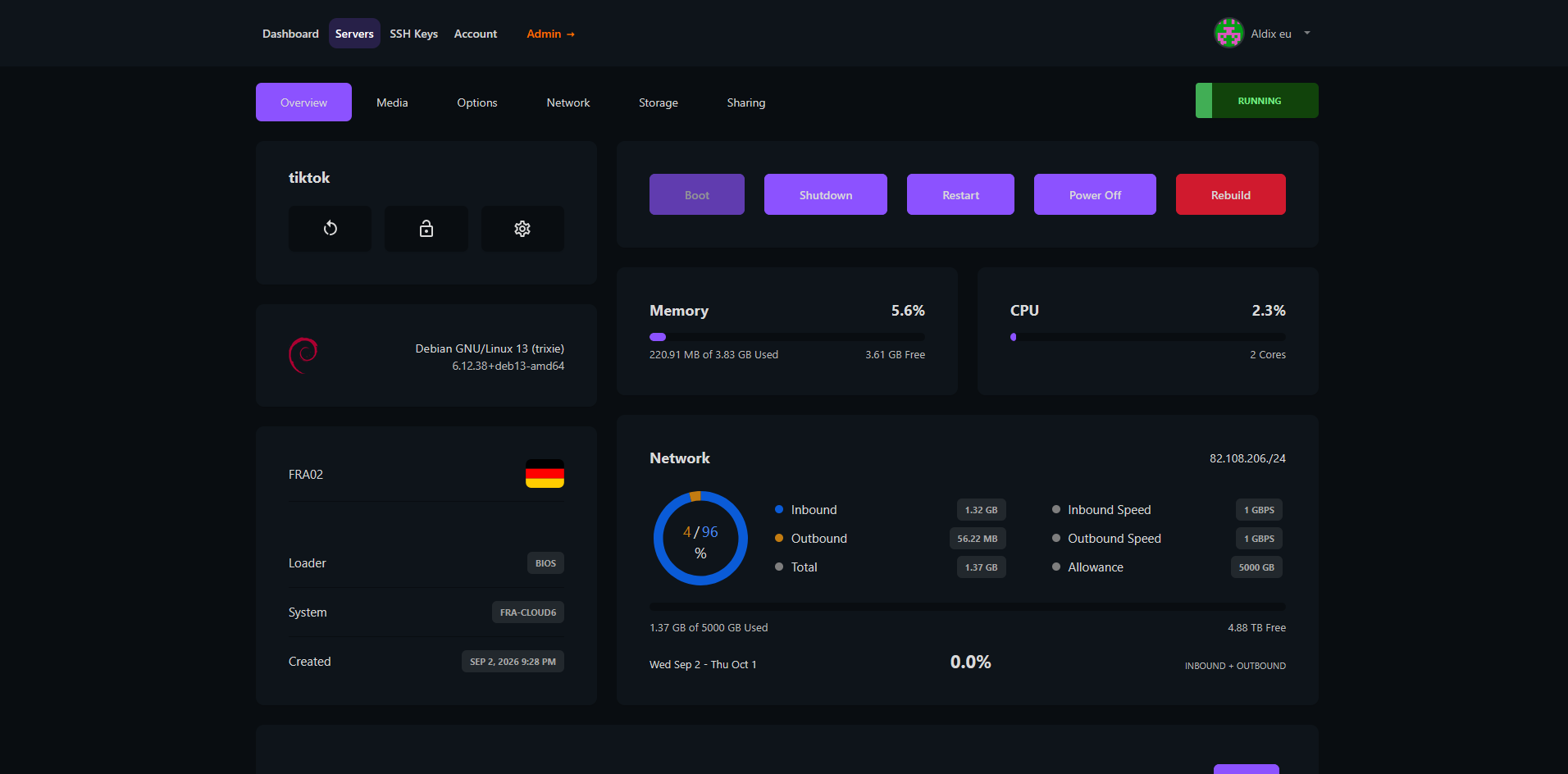 Instant Server Management