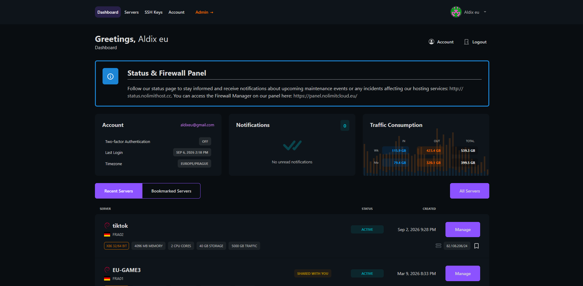 Unified Cloud Dashboard